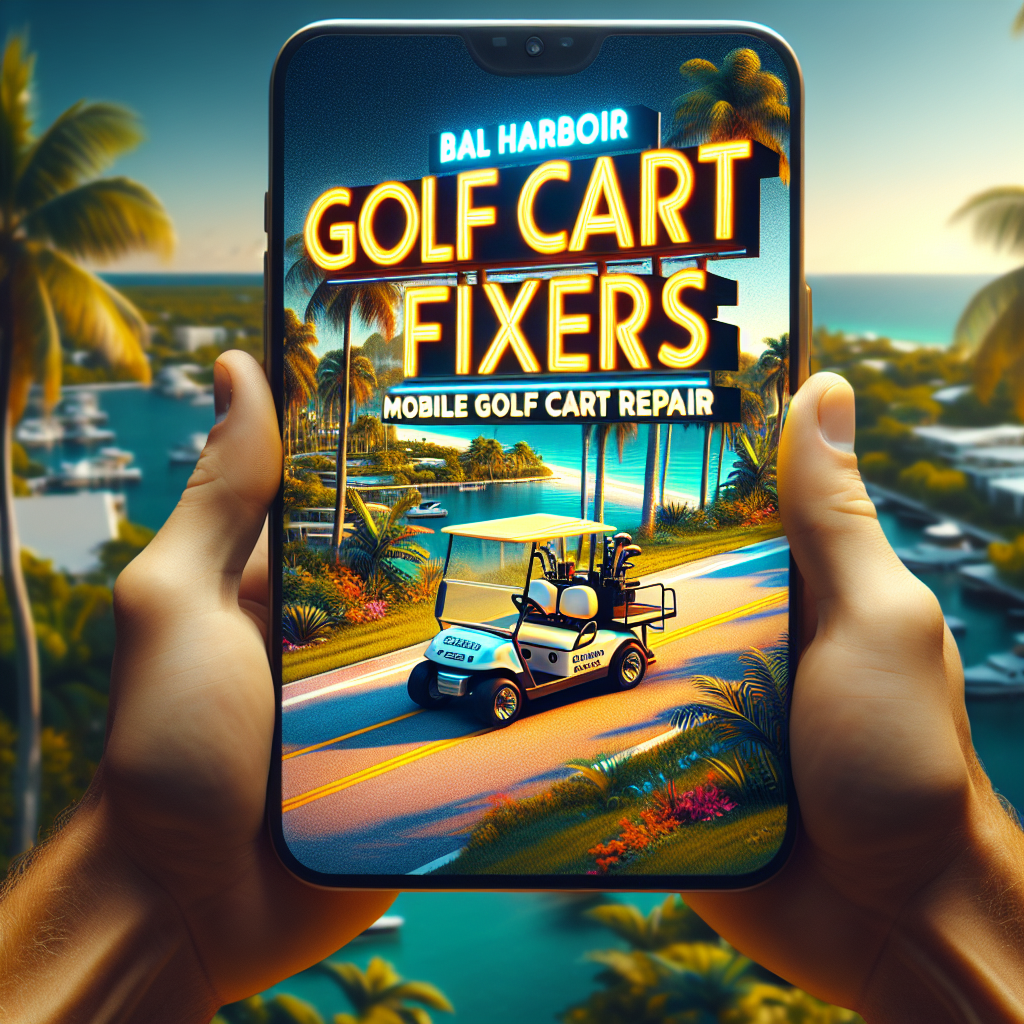 Top Rated Mobile Golf Cart Repair and golf cart tune-up shop in Bal Harbour, Miami-Dade County, Florida