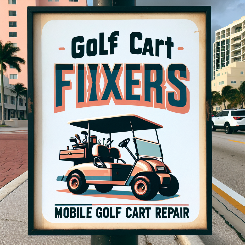 Top Rated Mobile Golf Cart Repair and golf cart tune-up shop in Boca Del Mar, Palm Beach County, Florida