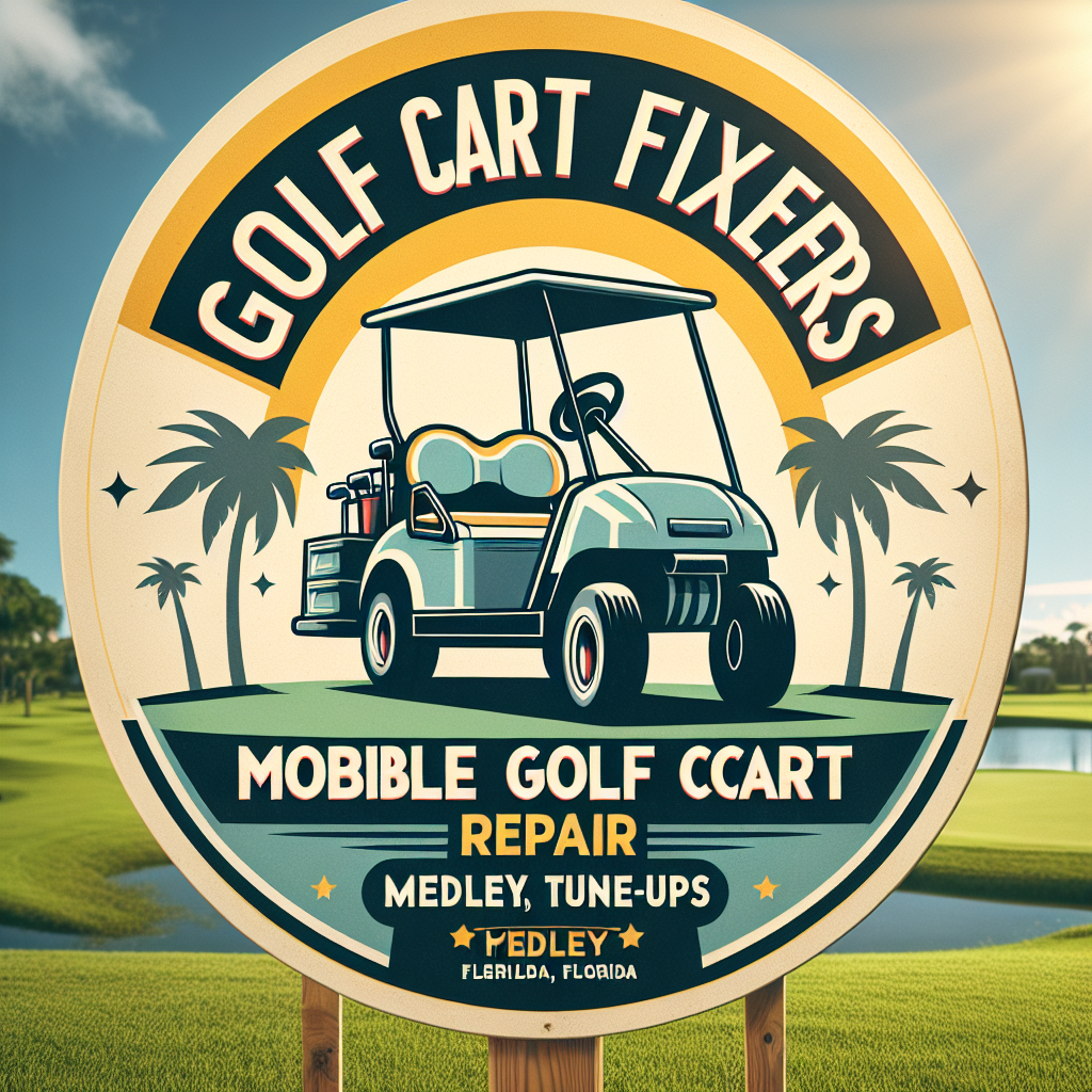 Top Rated Mobile Golf Cart Repair and golf cart tune-up shop in Medley, Miami-Dade County, Florida