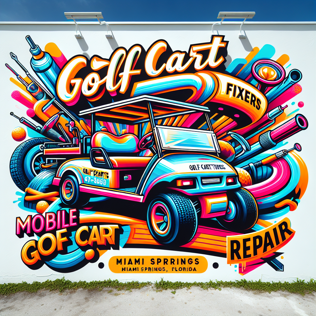 Top Rated Mobile Golf Cart Repair and golf cart tune-up shop in Miami Springs, Miami-Dade County, Florida