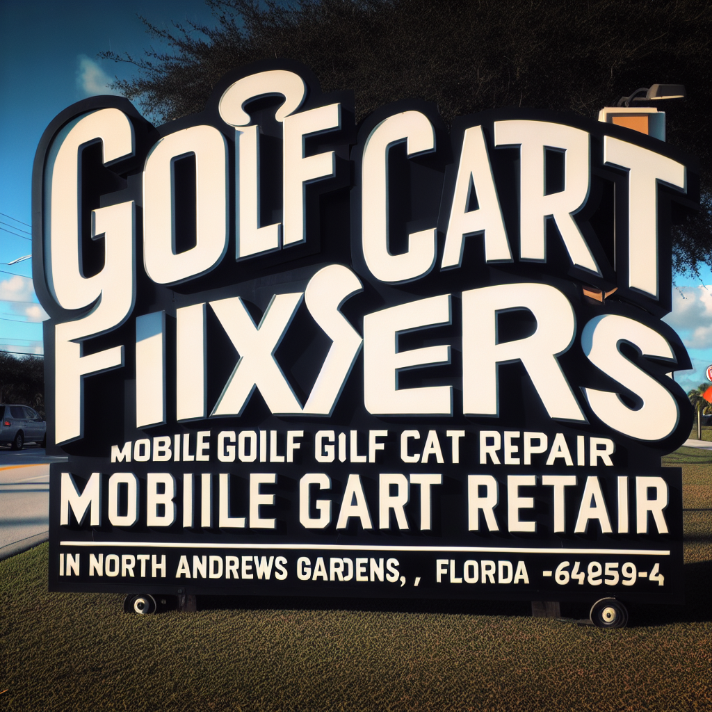Top Rated Mobile Golf Cart Repair and golf cart tune-up shop in North Andrews Gardens, Broward County, Florida