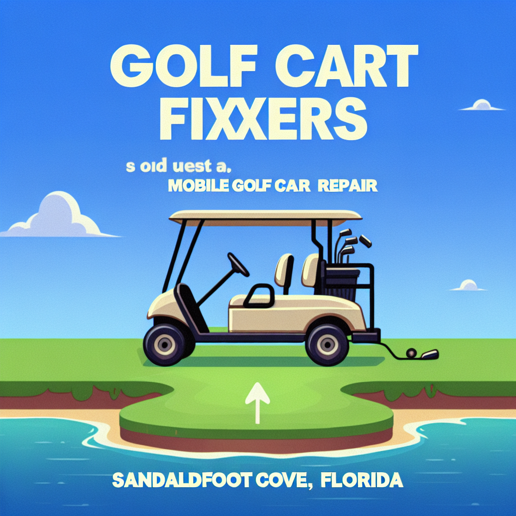 Top Rated Mobile Golf Cart Repair and golf cart tune-up shop in Sandalfoot Cove, Palm Beach County, Florida