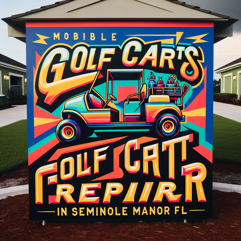 Top Rated Mobile Golf Cart Repair and golf cart tune-up shop in Seminole Manor, Palm Beach County, Florida