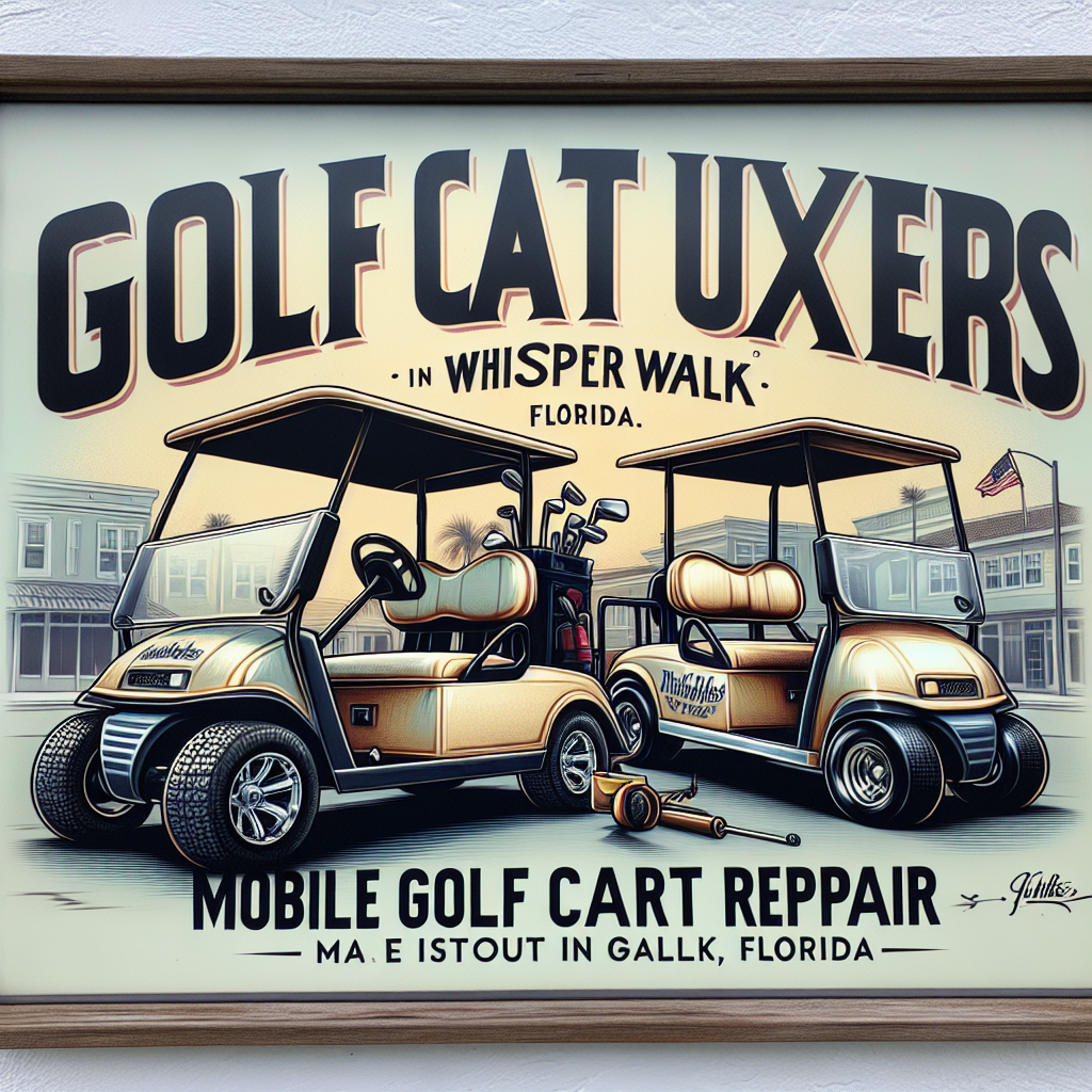 Top Rated Mobile Golf Cart Repair and golf cart tune-up shop in Whisper Walk, Palm Beach County, Florida